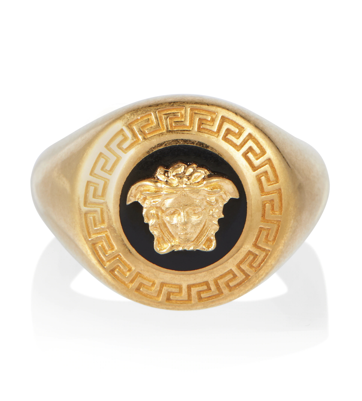 Versace Greek Key Design Diamond Ring in 18k White Gold, 0.07 CTW | myGemma  | QA | Item #135498